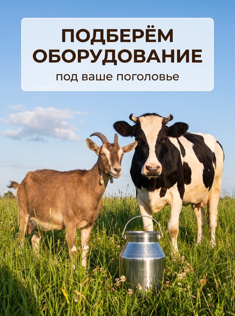 Подберём оборудование под ваше поголовье